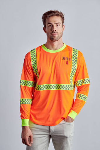 Class 3 Hi-Vis Long Sleeve T-Shirts