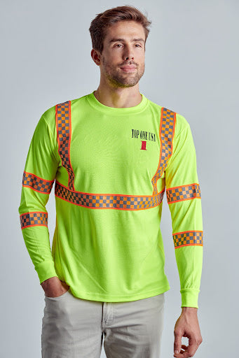 Class 3 Hi-Vis Long Sleeve T-Shirts