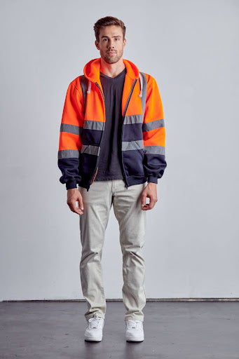 Class 3 Hi-Vis Full Zipper Hoodie