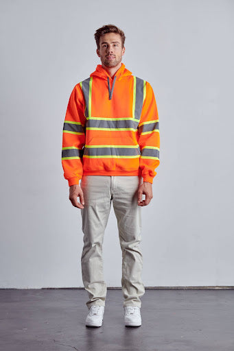 [Open-Pack] Class 3 Hi-Vis Pull Over Hoodies