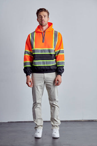 Class 3 Hi-Vis Pull Over Hoodies