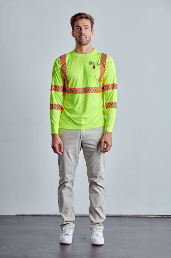 Class 3 Hi-Vis Long Sleeve T-Shirts