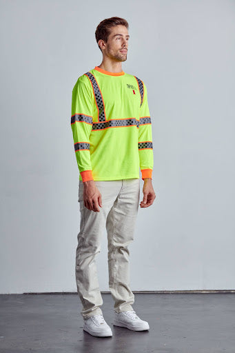 Class 3 Hi-Vis Long Sleeve T-Shirts