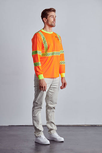 Class 3 Hi-Vis Long Sleeve T-Shirts