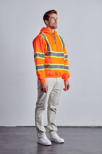 [Open-Pack] Class 3 Hi-Vis Pull Over Hoodies