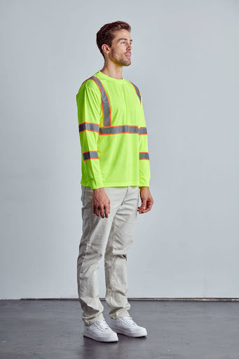 Class 3 Hi-Vis Long Sleeve T-Shirts