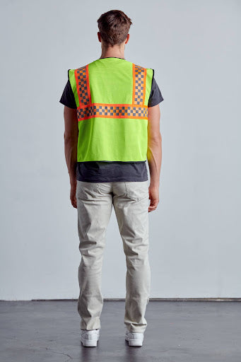 [Open-Pack] Class 3 Hi-Vis Multi Pocket Printed Vest