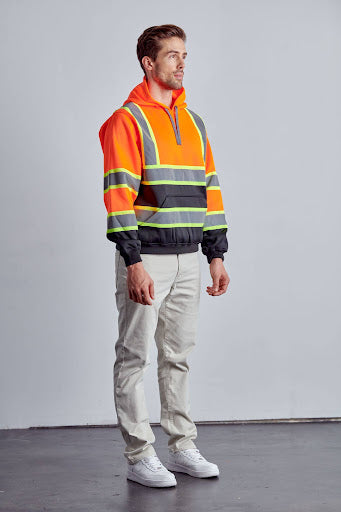 Class 3 Hi-Vis Pull Over Hoodies