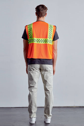 [Open-Pack] Class 3 Hi-Vis Multi Pocket Printed Vest