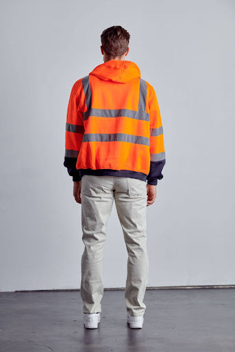 Class 3 Hi-Vis Full Zipper Hoodie