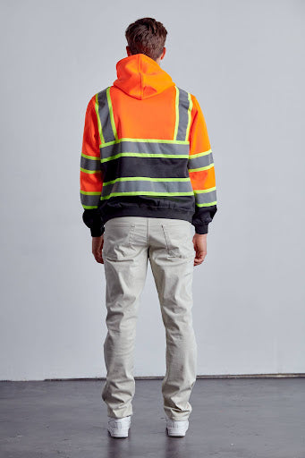 Class 3 Hi-Vis Pull Over Hoodies