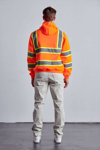 Class 3 Hi-Vis Pull Over Hoodies