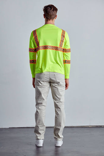 Class 3 Hi-Vis Long Sleeve T-Shirts