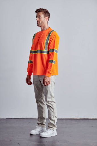 Class 3 Hi-Vis Long Sleeve T-Shirts